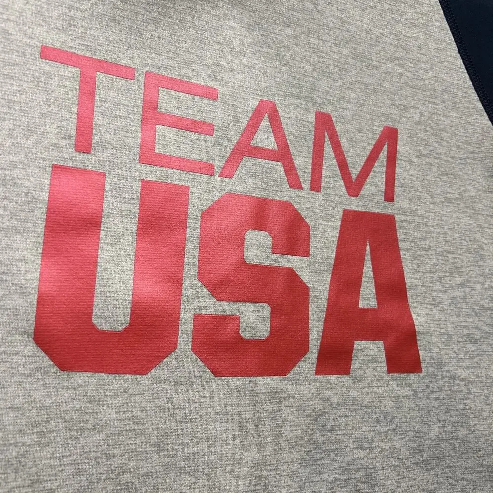 Nike Team USA Therma Fit Hoodie Womens M Olympic‎ Full Zip USA Patch Team USA